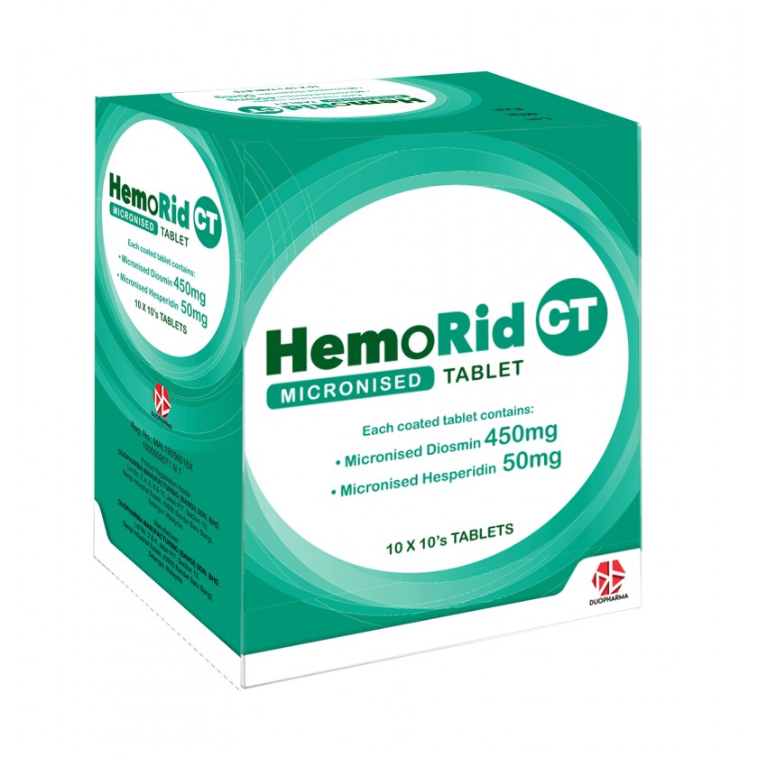 HEMORID CT TABLET 10X10's 